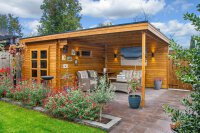 Gartenhaus Theo 28mm Blockbohlenhaus