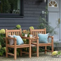 Gartenbank Woodie Flexi-Sitz Teakholz Teakbank