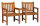 Gartenbank Woodie Flexi-Sitz Teakholz Teakbank